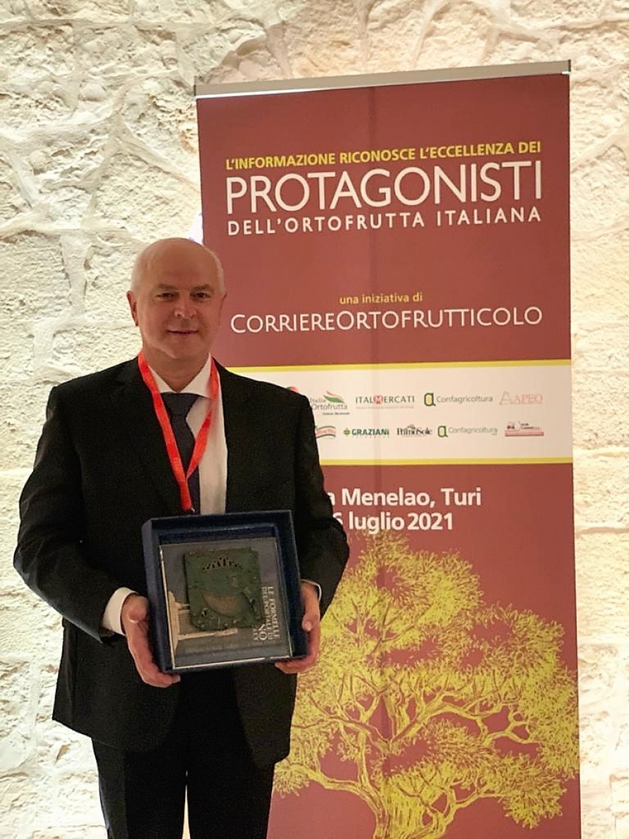 I f.lli Giuliano premiati all'evento "Protagonisti dell'ortofrutta italiana"