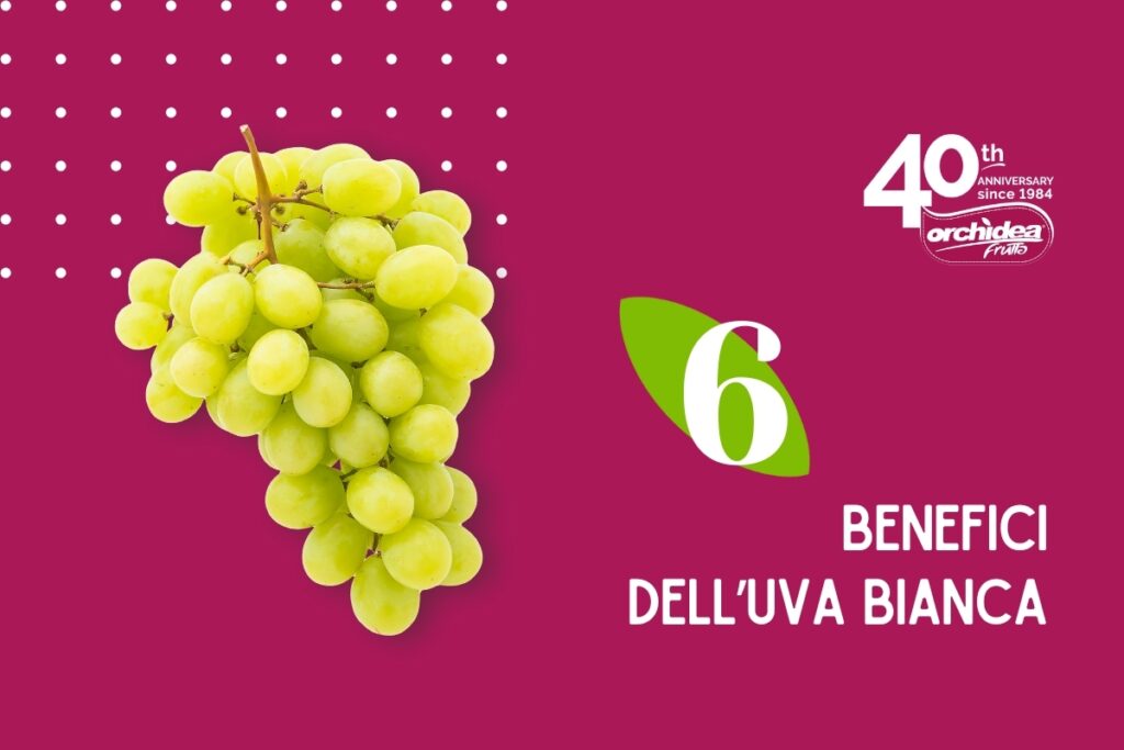 benefici dell'uva bianca